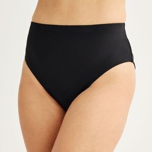 Elegant Black High-Rise Panties